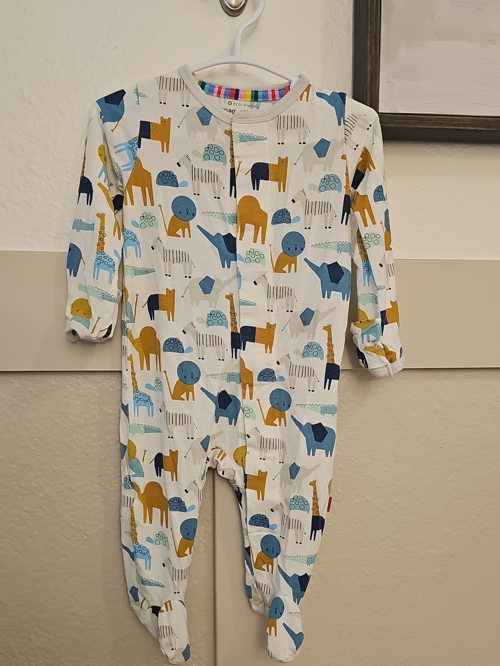 Magnetic Me Serene Safari Footie Pajamas 0-3M